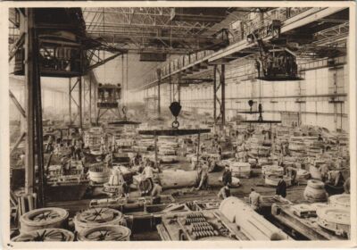 CPA AK ESSEN Kruppsche Gussstahlfabrik LITHO GERMANY (990020)