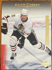 1995-96 Upper Deck Electric Ice Gold RARE Keith Carney #435 Chicago Blackhawks
