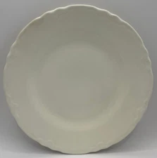 Vintage 1940's REPUBLIC ( A Shape ) Homer Laughlin  7.25" White Salad Plate