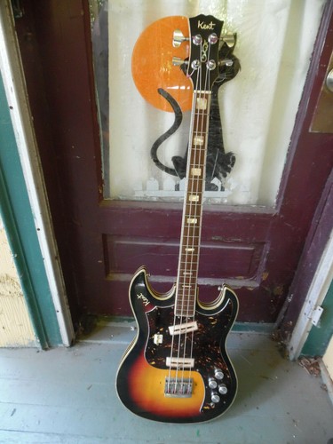 Vintage 1967 Kent 743 Bass Guitar - Picture 1 of 8