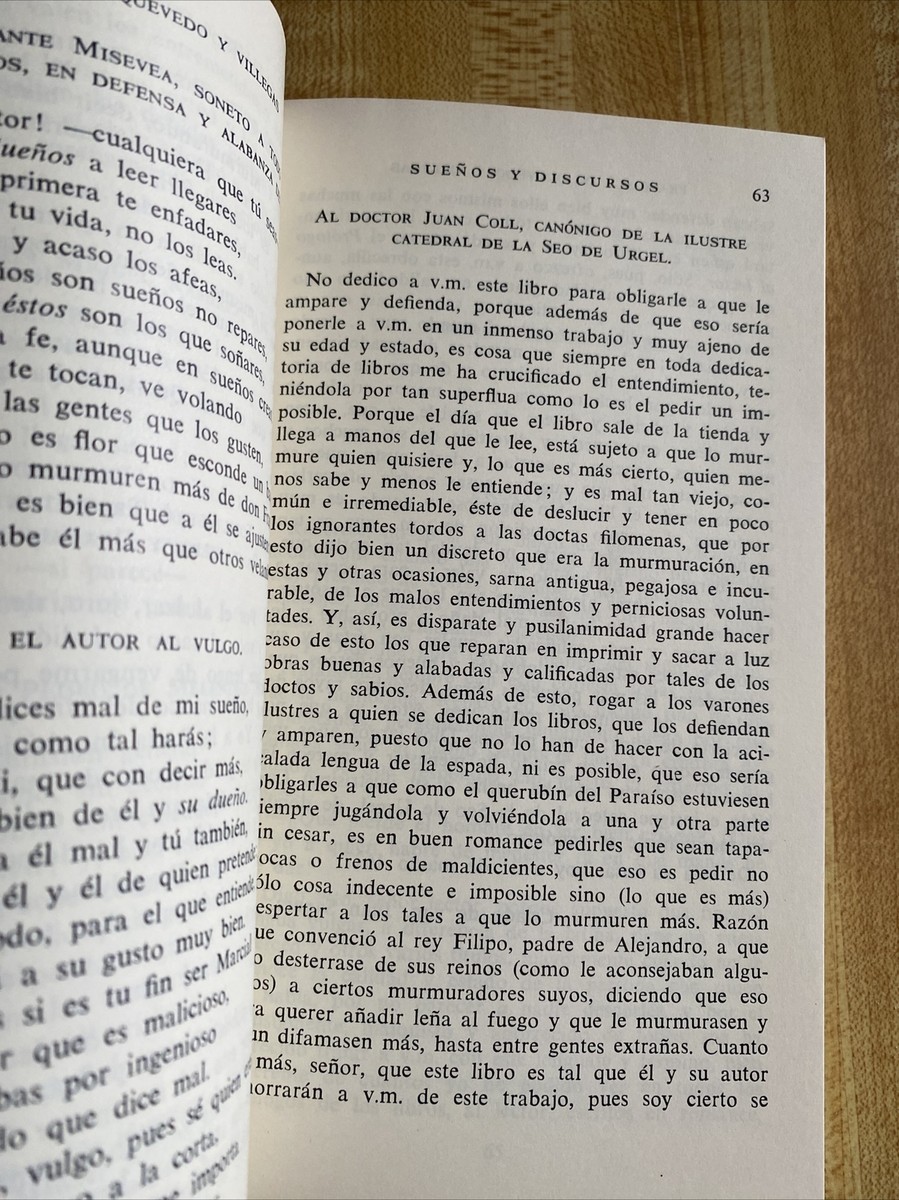 SUENOS Y DISCURSOS (CLASICOS CASTALIA) (SPANISH EDITION) Francisco
