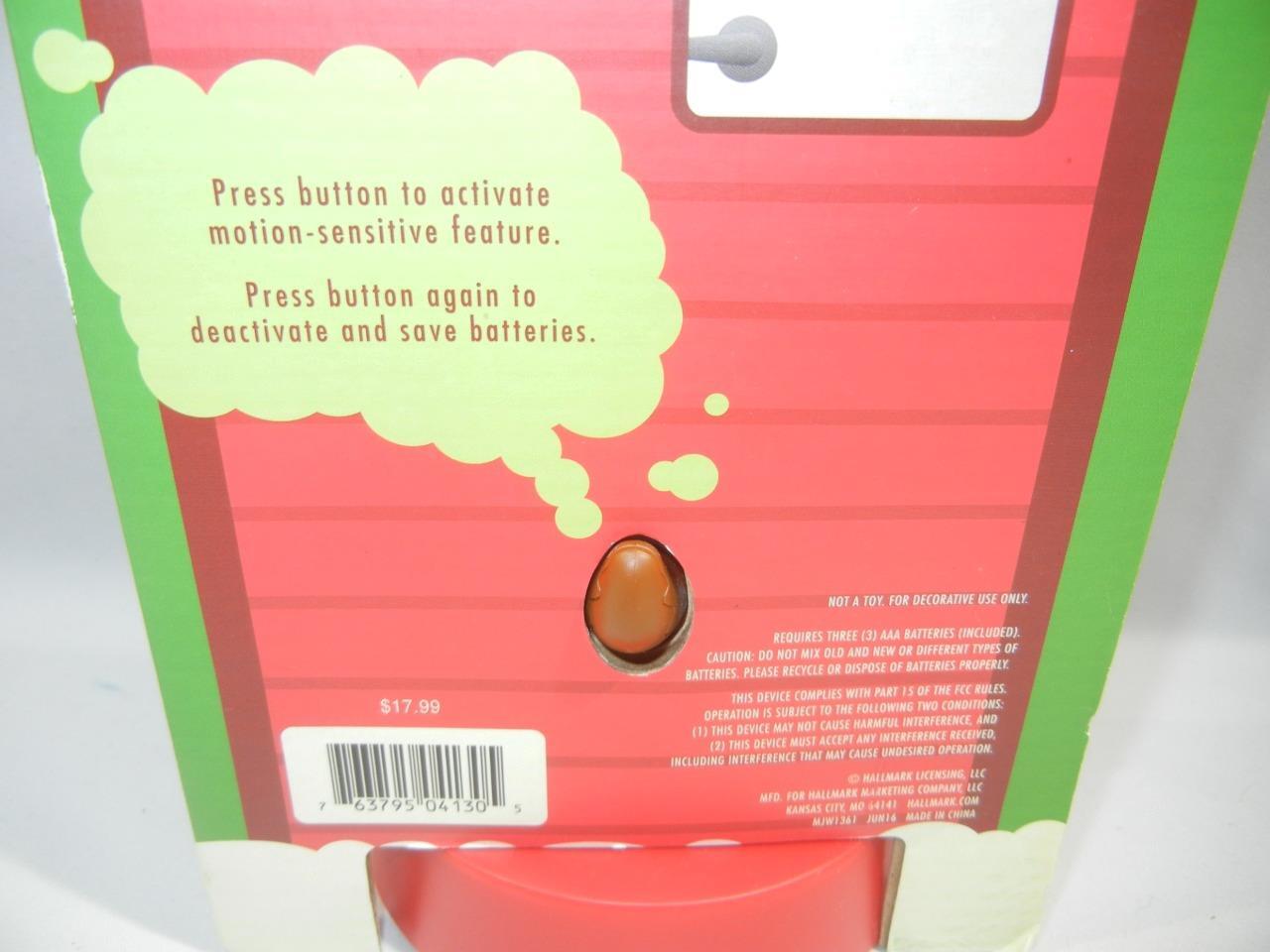 NEW Hallmark Northpole DEER JOHN Bathroom Motion Activ Singing Talking