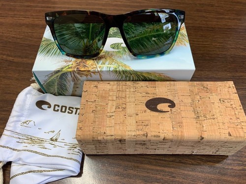 NEW COSTA DEL MAR ARANSAS ARA-204 200506 OCEAN TORTOISE / 580G GLASS GRAY LENS - Picture 3 of 3