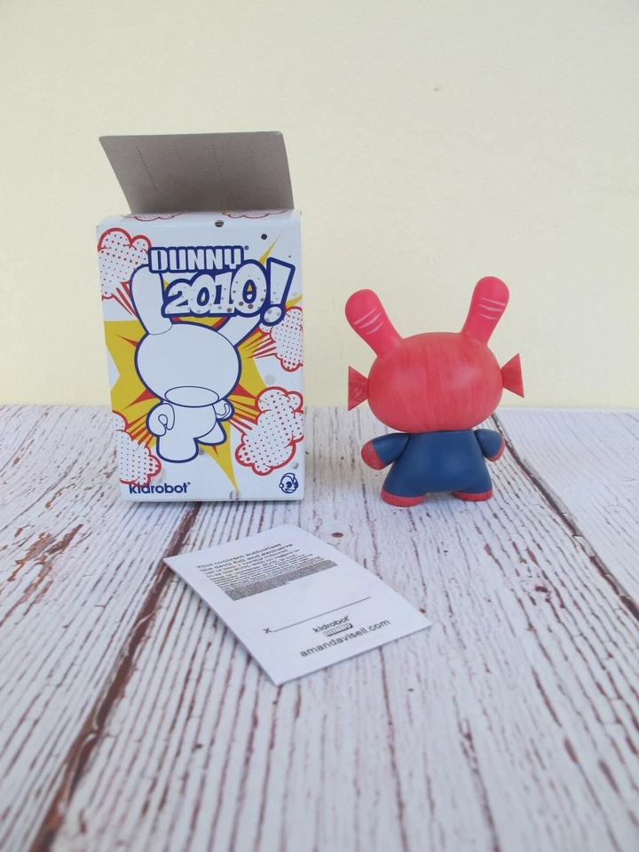 Kidrobot Dunny Series 2010 Devil Amanda Visell 2/25 3" urban designer toy munny - Immagine 2 di 2