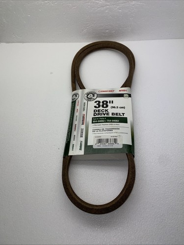 New Genuine Parts Troy Bilt MTD 38" Inch Deck Drive Belt 954-04062 / 754-04062 - Picture 1 of 2