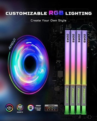 Predator Vesta II RGB DDR5 32GB Gaming RAM Kit, 6000MHz | eBay