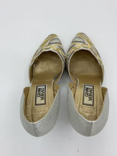 GIANNI VERSACE/Pumps/Size 35/SLV/Embroidery thumbnail 3
