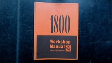 British Leyland 1800 Workshop Manual Akd 4138 8th Ed Repair Service Book