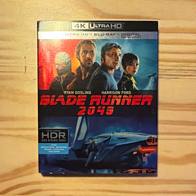 Blade Runner 2049 4K UHD Blu-ray (2017) HDR + Digital Copy R Ryan Gosling
