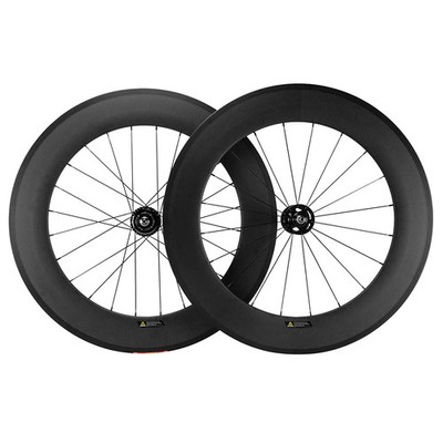  38/50/60/88mm 700C Track Bike Fixed Gear Wheels Basalt Braking 3k Matte 