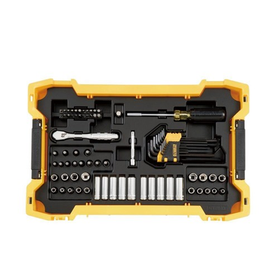 #ad #ad DEWALT TOUGHSYSTEM Mechanics Tool Set 1 4in 3 8in Drive 131pc $166.31