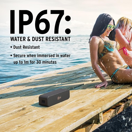 Altavoz portátil Klipsch Detroit BT; IP67; 20h Playtime Open Box + 1 año de garantía - Imagen 7 de 12