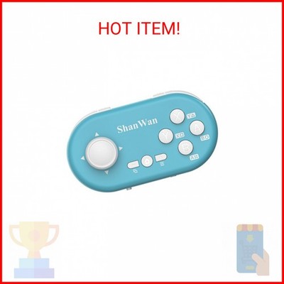 ShanWan Mini Bluetooth Controller, compatible with Switch, PC, PS4, Android and