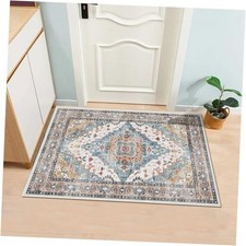 Washable Rug Small Entryway Area Rug Non Slip Indoor Door Mat 2x3 Entrance