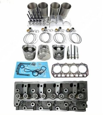 Rebuild Kit+Cylinder Head For Yanmar 4TNE92 Engine HFT H60FT Forklift TCM FD18