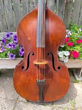Antique 20th Century 3/4 Swell Back Double Bass Circa 1940