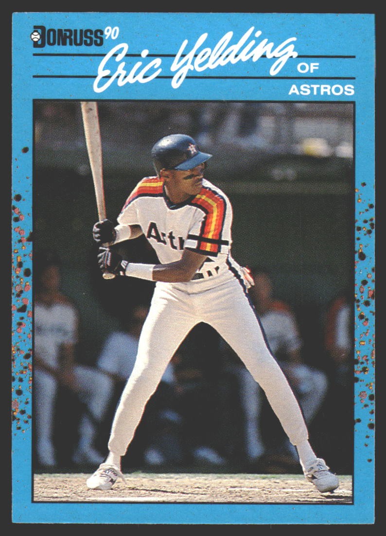 Eric Yelding #114 1990 Donruss Best of the NL Houston Astros