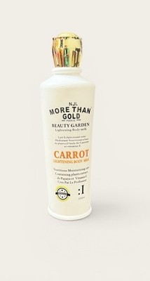 NJL More Than Gold Beauty Garden Carrot Oil Skin Brightening Body Milk 500ml