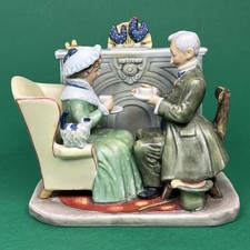 Norman Rockwell Vintage Times Figurine Four Seasons 1955 Made in Japan Gorham