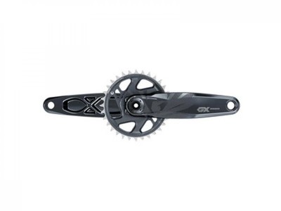 SRAM GX Eagle DUB Kurbelgarnitur 165mm 32T lunargrau - robuste 1x12 MTB-Perfo...