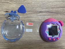 Tamagotchi Paradise Purple Sky Handheld Virtual Pet Used, Includes Case Screen