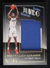 2018-19 Panini Noir Rookie Jumbo Material 36/99 Shai Gilgeous-Alexander 0d44