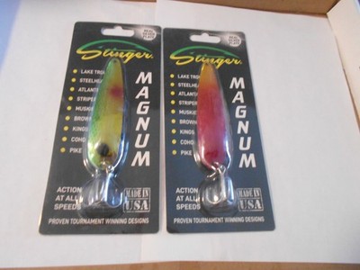 Michigan Stinger Magnum 4 3/4'' Trolling Spoons Salmon Striper Muskie   Lot # 55