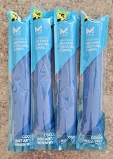 Mission Reusable Instant Cooling Towels NEW Lot Of 4