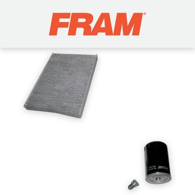 SERVICE KIT for AUDI A3 (8L) 1.6 8V FRAM OIL CABIN FILTERS (1997-2003)
