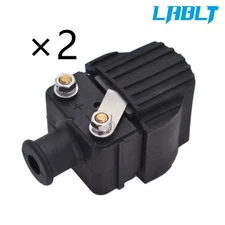 LABLT 2× Ignition Coil For Mercury Mariner 6-225HP Outboard Boat 339-7370A13