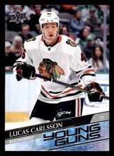 2020-21 Upper Deck #212 Lucas Carlsson Young Guns RC