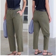 AYR Metropolitan Pleated Trousers Size 8 Preppy Workwear Minimalist