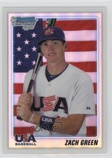 2010 Bowman Draft Chrome Draft Picks Refractor Zach Green #BDPP99 0ty6