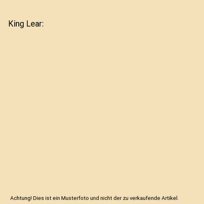 King Lear, William Shakespeare