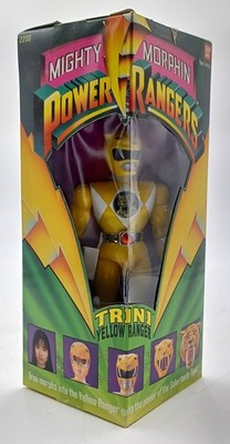 1993 Bandai Mighty Morphin Power Rangers Yellow Ranger Trini Figur / MisB, Ovp