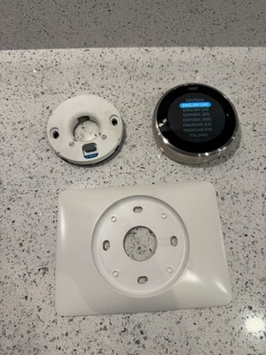 Google Nest Learning Thermostat 3. Generation Smart Thermostat, Edelstahl