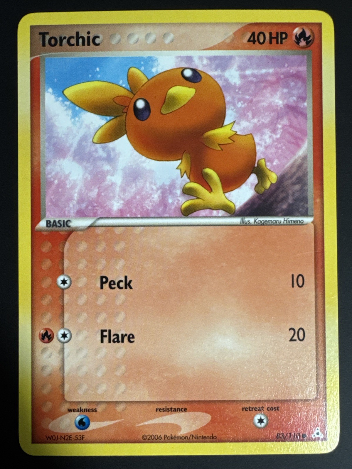 Pokémon TCG Torchic EX Holon Phantoms 83/110 Regular Common NM