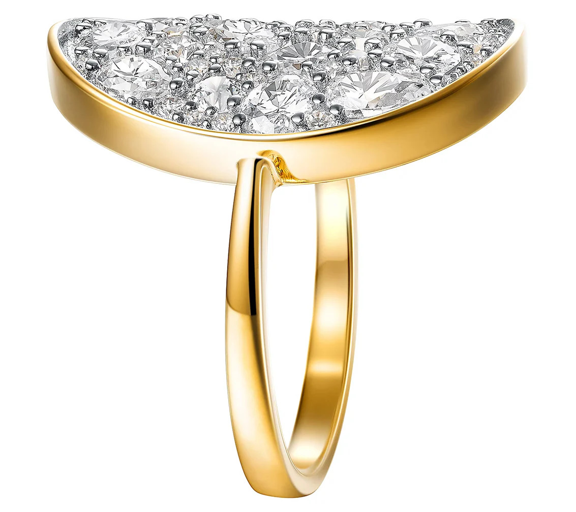 Diamonique x Jennifer Miller Sterling Silver Cobblestone Ring, Size 6