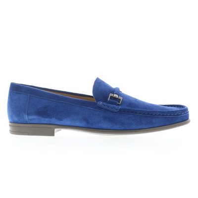 #ad Mezlan Landa Suede 14004 Mens Blue Suede Loafers amp; Slip Ons Casual Shoes 9 $119.99