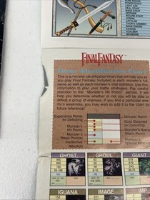 Final Fantasy NES Manual Dungeon Map Identification Maps Posters