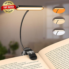 Rechargeable Book Light for Reading in Bed with 19 LED Memory Function-Eye Cari