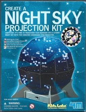 Create A Night Sky Projection Kit 4M Kids Labs New Sealed