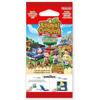 Animal Crossing Welcome Amiibo Card Pack (3 Cards) (EU Import) [Nintendo]