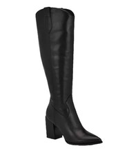 Nine West Bromwel Knee High Boots Women’s Size 7 Black New Pointy Toe