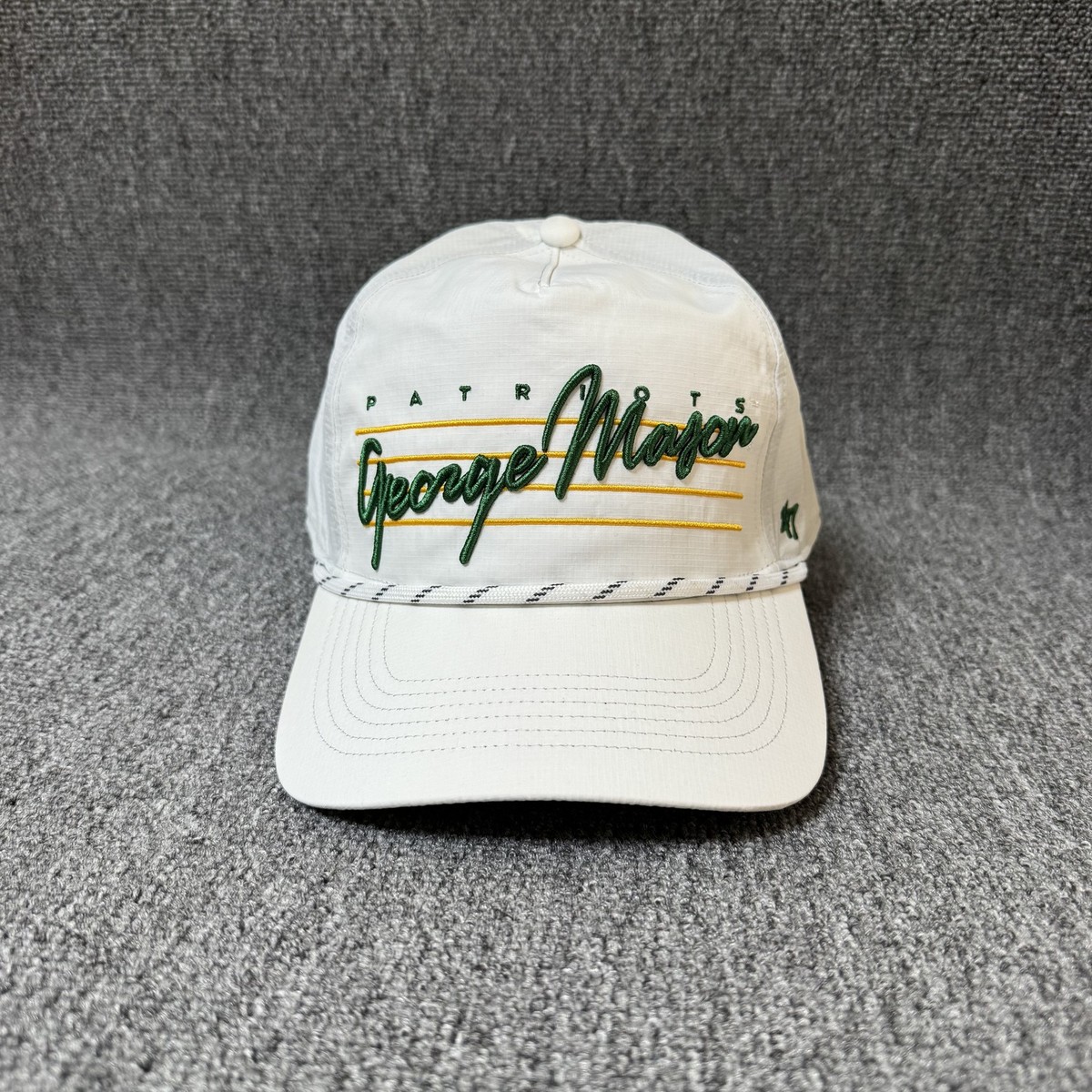 '47 Brand George Mason Patriots NCAA White Snapback Hat Cap