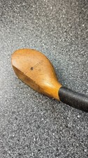 Antique/Vintage Goudie Co Hickory Shaft Scarce Head Brassie