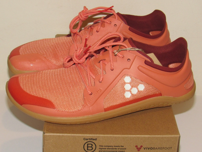 VivoBarefoot Primus Lite III 40 EU Mens 7 Running Sneakers Orange