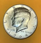 Set Of 2 1964 Kennedy Half Dollar - 90% Silver John F Kennedy