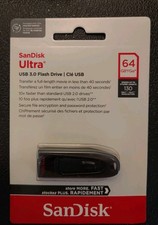 SanDisk Cruzer Ultra 64GB USB 3.0 Black SDCZ48 100MB/s SDCZ48-064G-U46