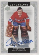 2018-19 Upper Deck Chronology Franchise History Rogie Vachon Auto HOF 07pz